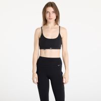 Biustonosz Nike Sportswear Classic Women's Light-Support Lightly Lined Ribbed Scoop-Neck Bra Black/ Black/ Black/ Sail L