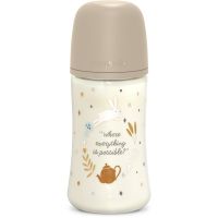 Suavinex Wonderland SX Pro Physiological Anti-Colic kojenecká láhev M Medium Flow 3 m+ Cream 270 ml