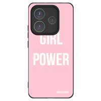 Silikónový čierny obal pre Xiaomi Redmi Note 14 5G - Dievčenské sila