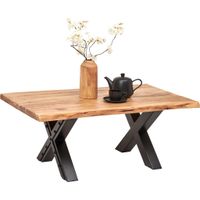 Ambia Home KONFERENČNÝ STOLÍK, prírodná farba, čierna, drevo, kov, 115/70/45 cm