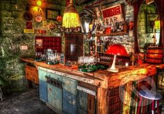 Ruin Bar in Budapest - puzzle z kategorie Umělecké