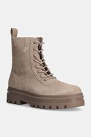 Calvin Klein Jeans Semišové členkové topánky Calvin Klein Jeans LUGGED LACE ZIP BOOT OXF HR SU