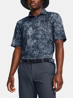 Under Armour UA Perf 3.0 Printed Polo T-Shirt Grau