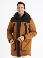 Celio Cubicol Parka smeđa