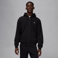 Jordan Brooklyn Fleece Full-Zip Hoodie Black - Pánske - Mikina Jordan - Čierne - FV7289-010 - Veľkosť: L