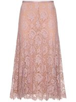 Dance Crushed Cotton Blend Lace Skirt