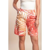 Bedruckte Shorts, Rosa