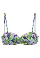 s.Oliver Bikini gornji dio  morsko plava / kraljevski zelena / lavanda