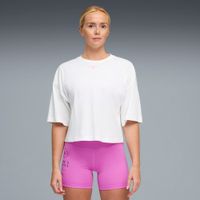 PUMA x HYROX Cropped Oversized Lifestyle T-Shirt Damen, Kleidung, Weiß, XS