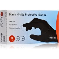 Holík Nitril Black púdermentes nitril védőkesztyű méret M 2x50 db