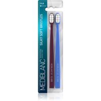 MEDIBLANC Toothbrush Silk zobna ščetka z mehkimi ščetinami 2 kos