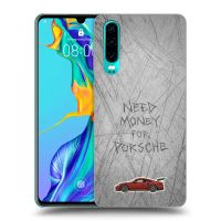 Silikónový čierny obal pre Huawei P30 - Garage Scratch