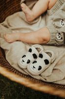 Kožené topánky pre bábätká Donsje Morris Sneakers Panda