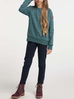 Ragwear Darinka Chevron Sweatshirt Kinder Blau