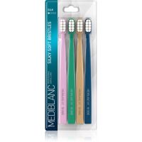 MEDIBLANC Toothbrush Silk zobna ščetka z mehkimi ščetinami 4 kos