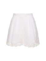 Paisley Lace Cotton Blend Shorts
