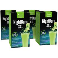 4x NightBurn XXL - Arzător de grăsimi care arde grăsime în timpul somnului | Slabit acțiune 4 în 1 | 4x 10 plicuri| SlimJOY