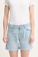 Pepe Jeans Rifľové krátke nohavice Pepe Jeans FITTED SHORT HW MARY