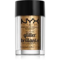 NYX Professional Makeup Face & Body Glitter Brillants Glitter für Körper und Gesicht Farbton 08 Bronze 2.5 g