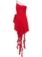 Asymmetric One Shoulder Mini Dress