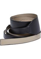 Synthetic leather strap black/warm sand