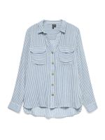 VERO MODA Bluza 'VMBumpy'  kraljevsko plava / bijela