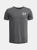 Under Armour UA Sportstyle Left Chest SS Majica dječja siva