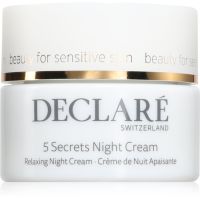 Declaré 5 Secrets Nomierinošs nakts krēms 50 ml