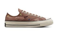 Converse Chuck 70 Embroidered - Pánske - Tenisky Converse - Hnedé - A03665C - Veľkosť: 42