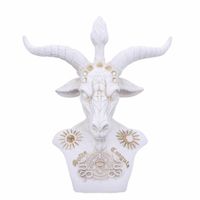Dekoration (Büste) Baphomet - Weiß