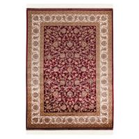 TKANÝ KOBEREC, 160/230 cm, krémová, červená, svetlohnedá