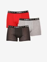 Lee Cooper 3 db-os Boxeralsó szett Fekete