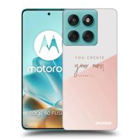 Silikónový čierny obal pre Motorola Edge 60 Fusion - Vytvor si svoju vlastnú príležitosť