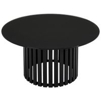 Livetastic KONFERENČNÝ STOLÍK, čierna, kov, sklo, 80/80/40 cm