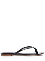 Croco Slanted Flip Flops