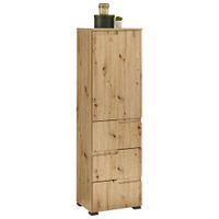 MID.YOU STREDNE VYSOKÁ SKRINKA, dub artisan, 40/134/32 cm