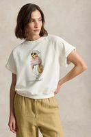 Polo Ralph Lauren tričko dámske bavlnené ISLAND FLEECE-KNT-SWEATSHIRT
