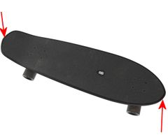 Longboard GLOBE - Big Blazer - Ramones - Hey Ho - BESCHÄDIGT 32
