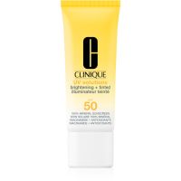 Clinique Sun UV Solutions Brightening Tinted Sunscream SPF50 posvetlitvena tonirana krema odtenek Medium Deep 40 ml