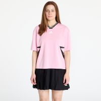 T-shirt adidas Tiro Cut 3 Stripes Color Block Boyfriend T-Shirt True Pink/ Black/ White XS