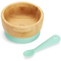 Munchkin Bambou Suction Bowl & Spoon набір посуду для дітей 6 m+ 1 кс