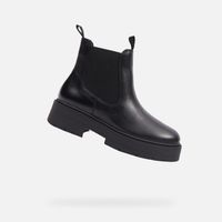 Black women's ankle boots Geox Spherica EC7 - Women's