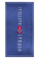 NORWAY 1963 UNISEX BLUE BEACH TOWEL