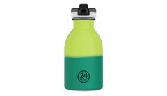 24 Bottles Urban Bottle 250ml REactive Yellow/Green - Sport Lid Unisex - Flaše 24Bottles - Žltá - UB_025_2007-One-size - Size: One size