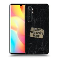 Silikónový čierny obal pre Xiaomi Mi Note 10 Lite - SORRY