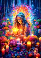 Ať světlo září - puzzle z kategorie Umělecké