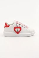 Karl Lagerfeld sneakers din piele KAPRI femei, culoarea alb, KL62514V