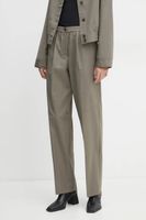 Samsoe Samsoe pantaloni din lână SATOVE