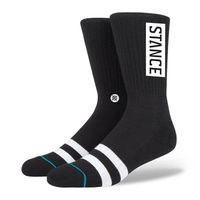 Stance OG Black Socks - Pánske - Ponožky Stance - Čierne - M556D17OGG - Veľkosť: L