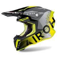 Moto přilba Airoh Twist 2.0 Bit žlutá XS (53-54)